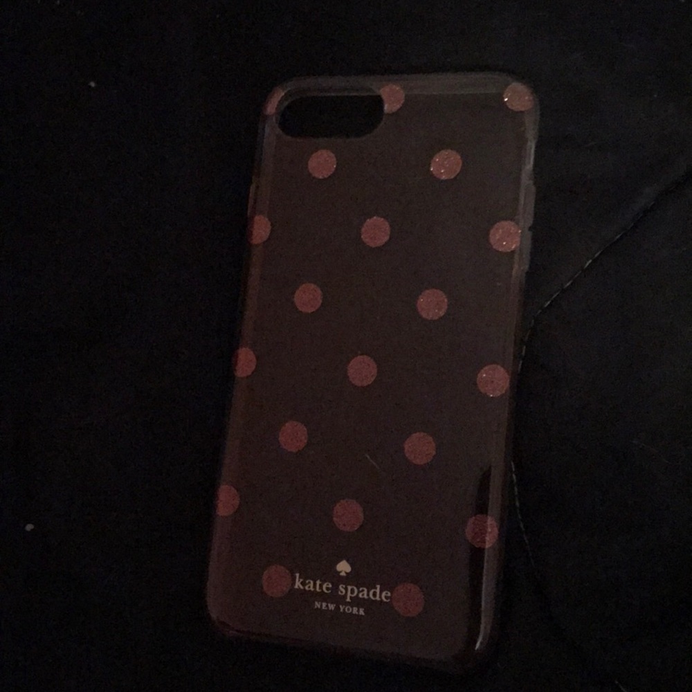 Kate spade pink polka dot iPhone 7/8 Plus case